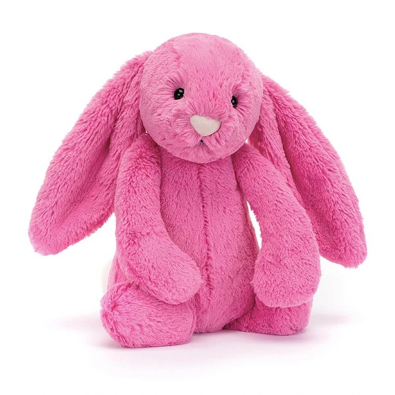 Jellycat Bashful Hot Pink Bunny Stuffed Animal - Medium