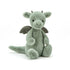 Jellycat Bashful Dragon Stuffed Animal - Medium