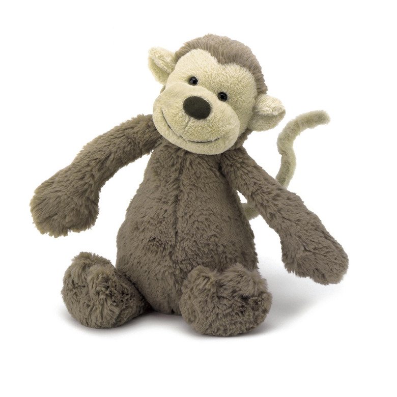 Jellycat Bashful Monkey Stuffed Animal - Medium