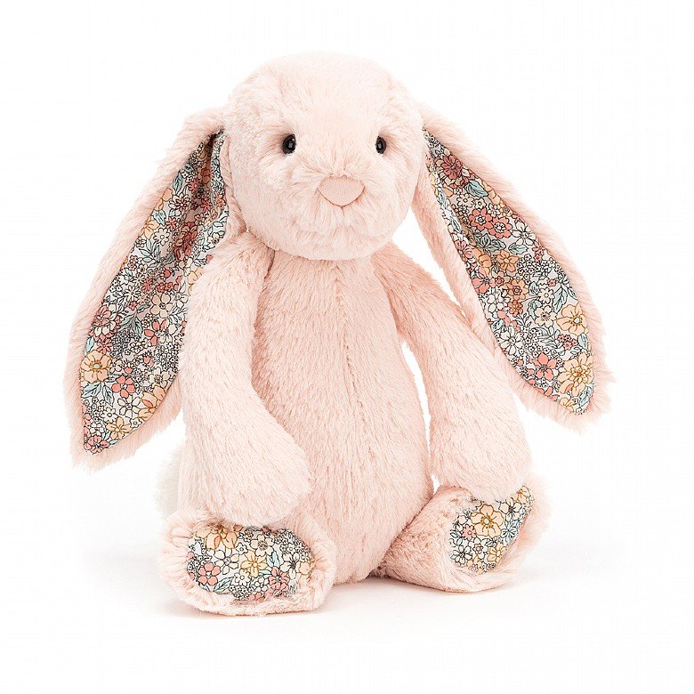 Jellycat Blossom Blush Bunny Stuffed Animal - Medium
