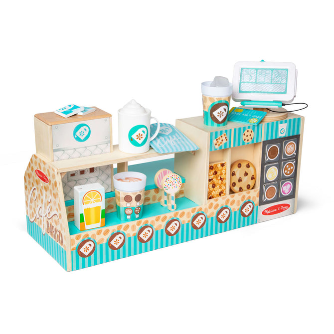 Melissa & Doug Wooden Cafe Barista Coffee Shop