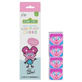Glo Pals-Light Up Cubes for Bathtime - Abby Cadabby - Sesame Street Light-Up Cubes