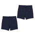 Basic chino twill shorts-Navy