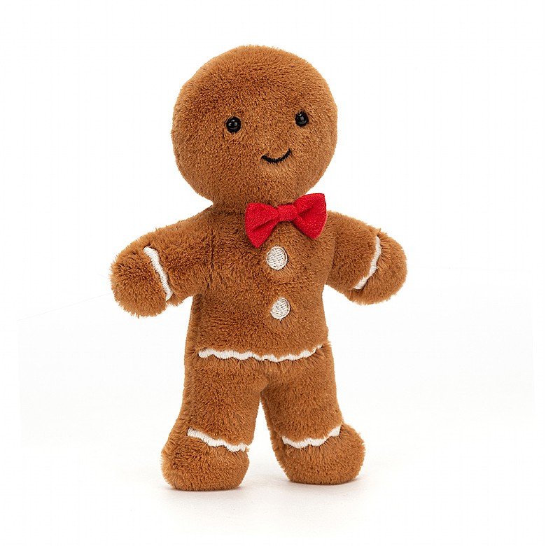 Jellycat Jolly Gingerbread Fred Stuffed Animal