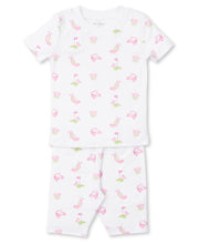18 Holes Golf Pink Short Toddler Pajama Set