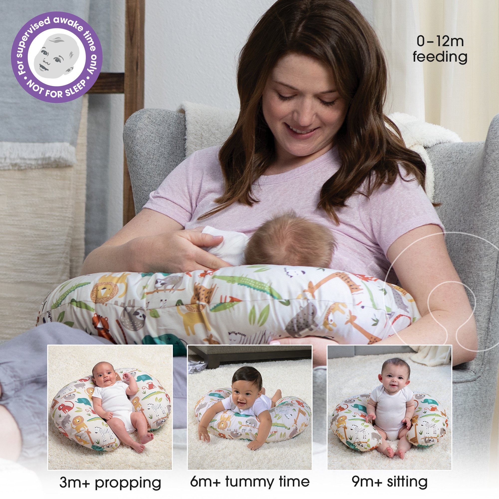 Award-Winning Nursing Pillow with Washable Cover | bbhugme