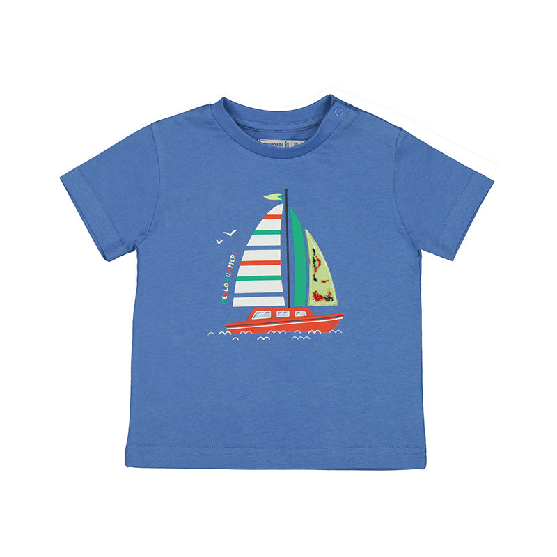 Short Sleeved Sailboat T-Shirt-Atlantic