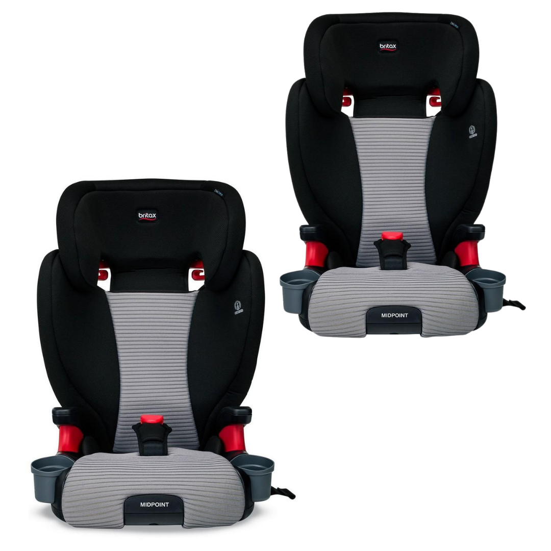 Two Britax Midpoint Highback Booster Seats Rental