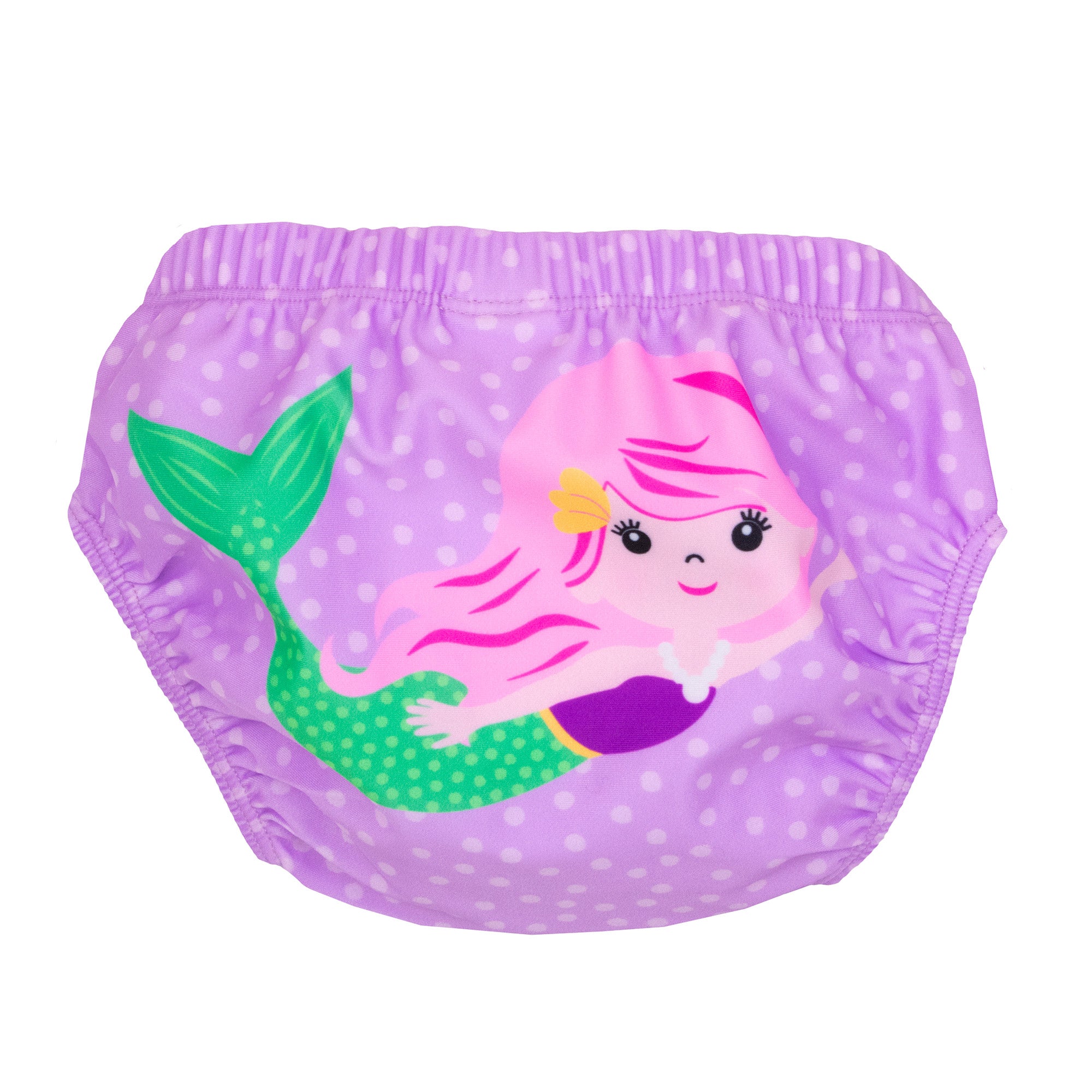 Knit Swim Diaper 2pc Set - Mermaid