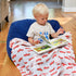 Muslin Swaddle Blanket - Truckin' On