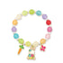 Charming Whimsy Bracelet- Easter Bunny and Blooms
