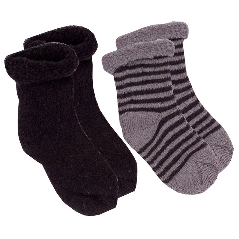 Terry Newborn Socks - Pack Of 2