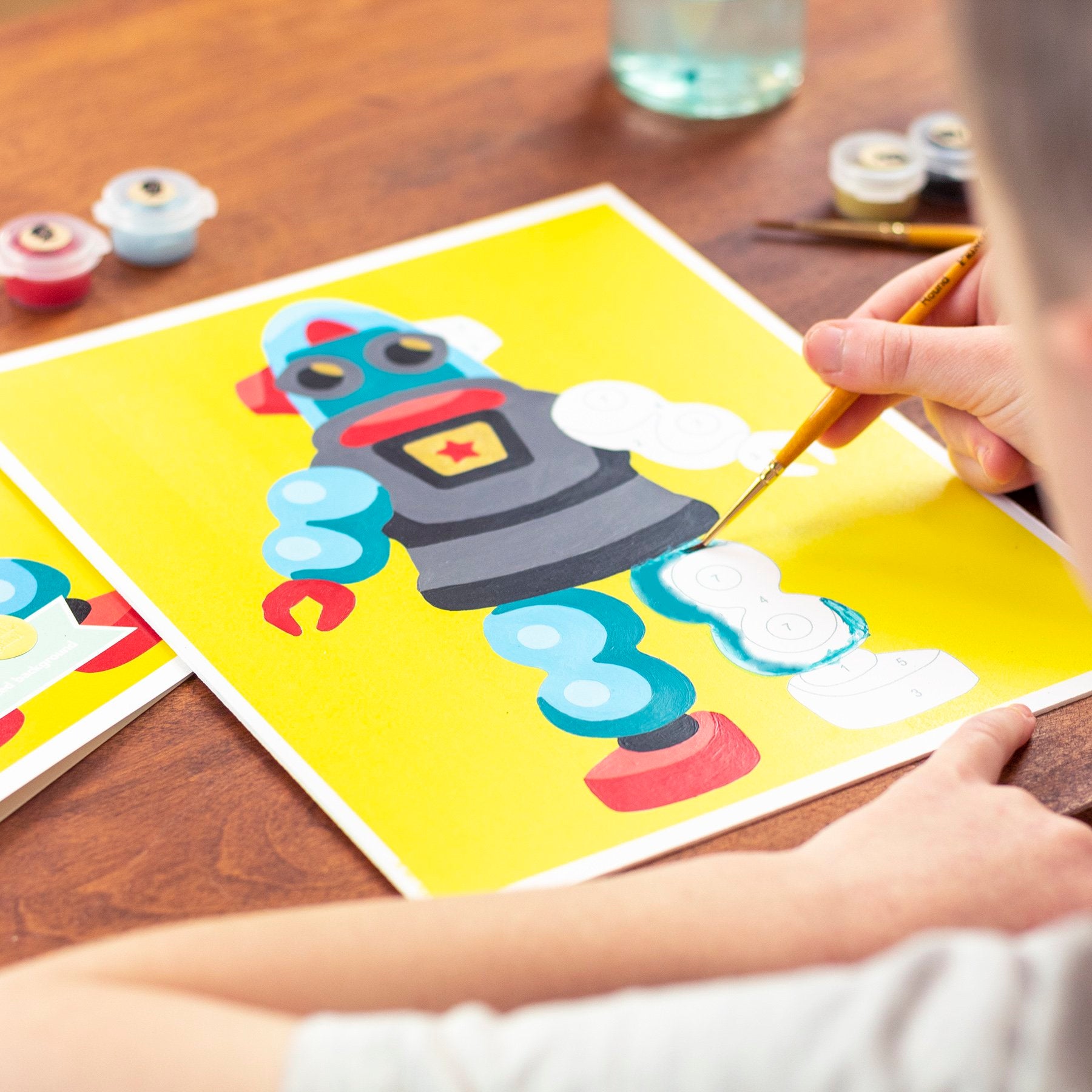 KIDS Bubble Bot Paint-by Number Kit – JadaBug's Kids Boutique