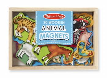 Melissa and Doug Wooden Animal Magnets