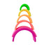 Silicone Stacking Rainbow (6pc) - Neon