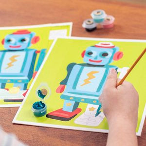 KIDS Retro Bot Paint-by Number Kit