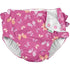 Ruffle Snap Reusable Absorbent Swim Diaper - Pink Butterflies