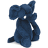 Jellycat Bashful Blue Elephant Stuffed Animal - Medium