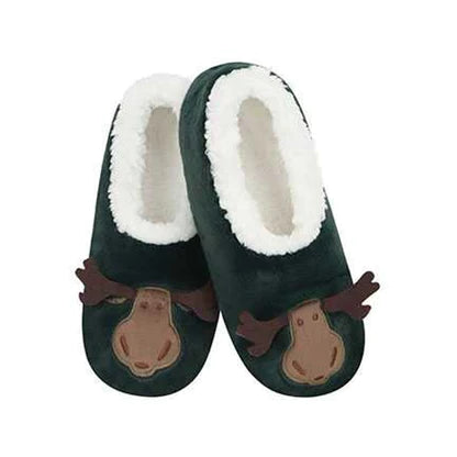 Snoozies Kids' Furry Foot Pals Slippers - Moose