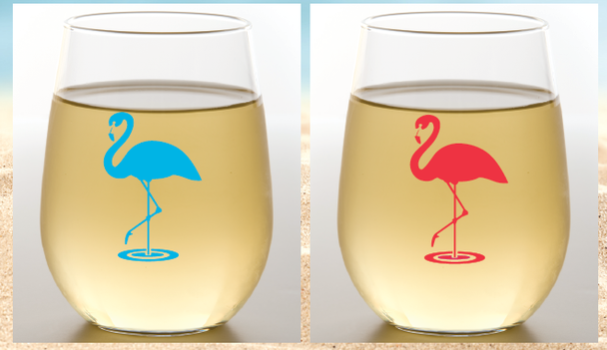 Golf- Shatterproof Wine Glass Set